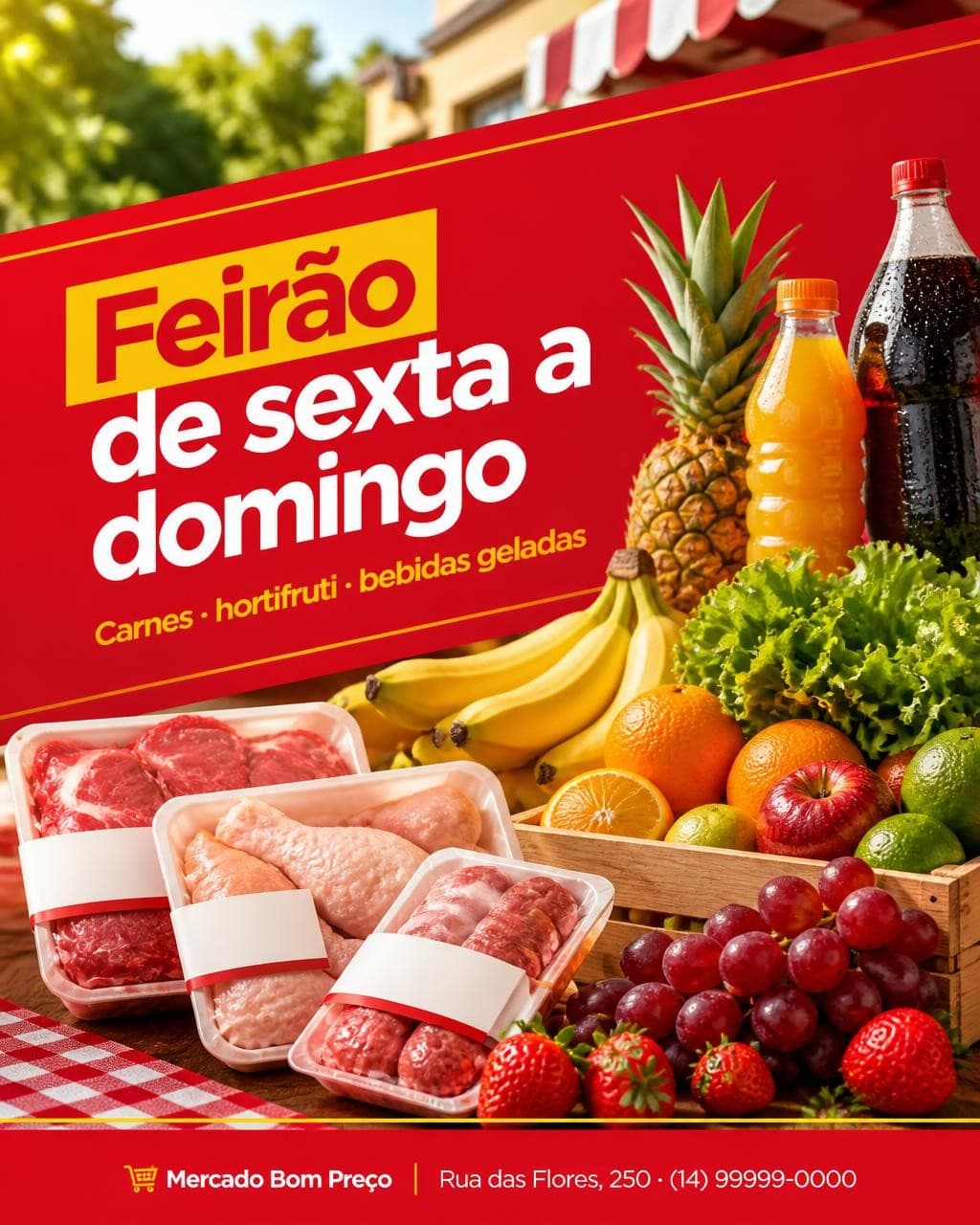 Banner pra imprimir feito no app